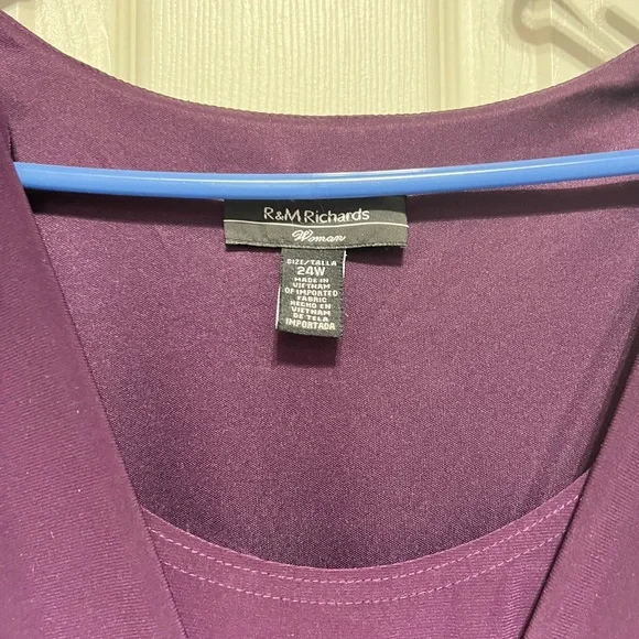 R&M Richards Purple Pantsuit - Picture 3 of 4